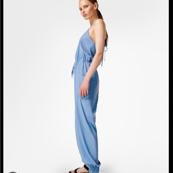 NWT $148 Sweaty Betty Karma Jumpsuit Size XS Blue - Picture 2 of 4